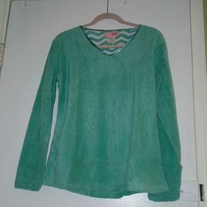 NWOT Pajama Party Long Sleeve V-Neck Pajama Shirt